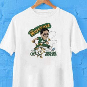 Luke Musgrave Making A Splash Green Bay Packers Football Cartoon Shirt Luke Musgrave Making A Splash Green Bay Packers Football Cartoon Shirt