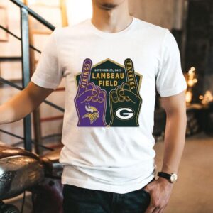 Minnesota Vikings Vs Green Bay Packers Lambeau Field 2025 Shirt Minnesota Vikings Vs Green Bay Packers Lambeau Field 2025 Shirt