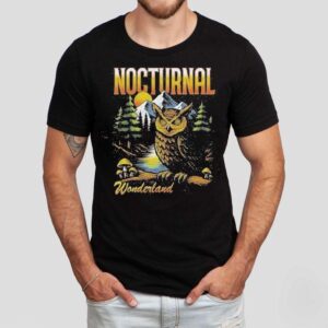 Nocturnal Wonderland Watcher Owl Shirt