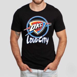 Oklahoma City Thunder Loud City Logo Tshirt