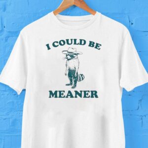 Raccoon I Could Be Meaner Shirt