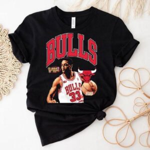 Scottie Pippen Chicago Bulls Basketball Nba Finals Signature Tshirt