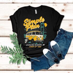 Simple Plan Tour Sterling Heights, Michigan August 23, 2025 Shirt