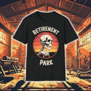 Skeleton Retirement Park Vintage Shirt