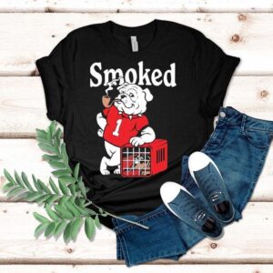 Smoked Georgia Bulldogs Beat Tennessee Volunrs Mascot Shirt
