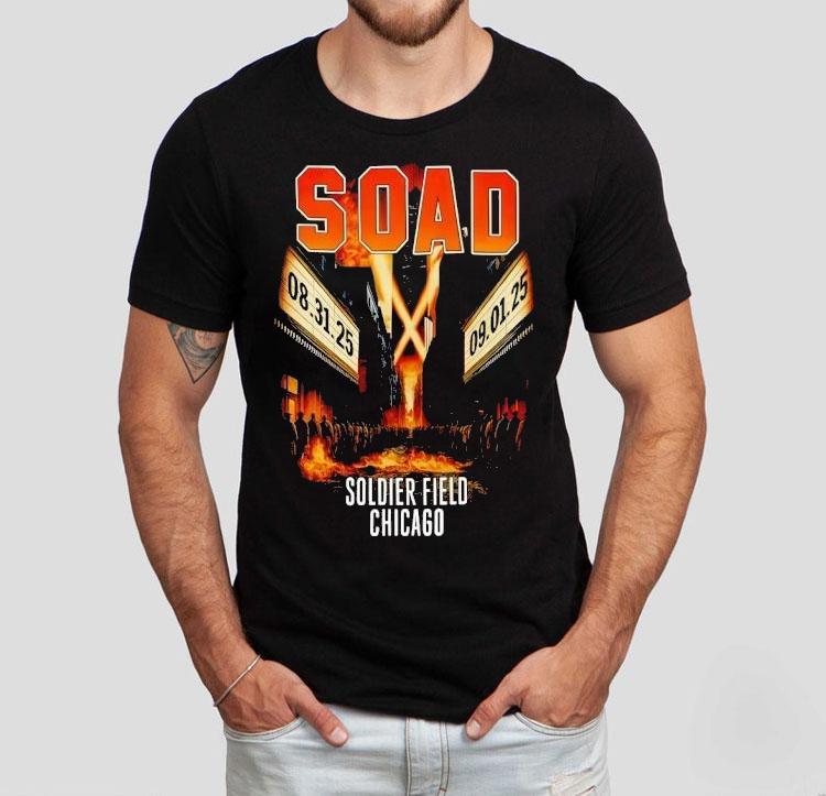 Soad System Of A Down Soldier Field Chicago Shirt Soad System Of A Down Soldier Field Chicago Shirt