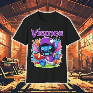 Stitch Fan Minnesota Vikings Nfl Shirt