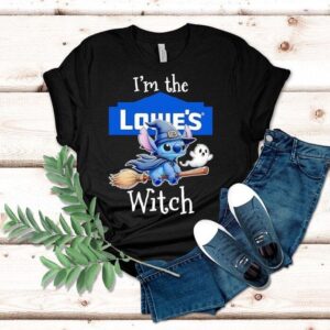 Stitch Ghost I’m The Lowe’s Witch Halloween Shirt