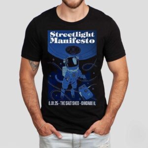 Streetlight Manifesto Aug 31, 2025 The Salt Shed Indoors, Chicago, Il Astronaut Shirt