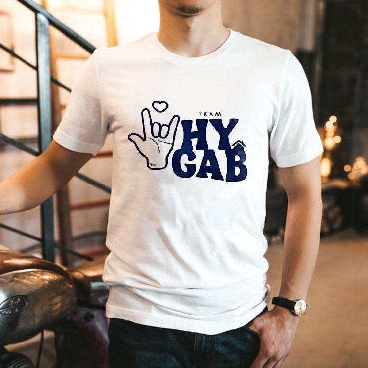 Team Hy Gab Sign Hand Shirt Team Hy Gab Sign Hand Shirt
