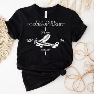 The Four Forces Of Flight Dreams Money Faa Reality Shirt