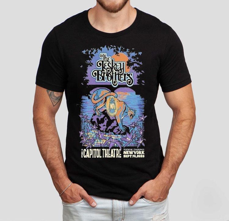 The Teskey Brothers Port Chester, Ny Sept 14 2025 Shirt The Teskey Brothers Port Chester, Ny Sept 14 2025 Shirt