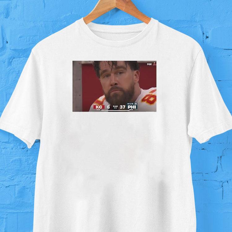 Travis Kelce Kansas City Chiefs Vs Philadelphia Eagles Photo Shirt Travis Kelce Kansas City Chiefs Vs Philadelphia Eagles Photo Shirt
