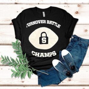 Turnover Battle Champs Football Lock Shirt Turnover Battle Champs Football Lock Shirt