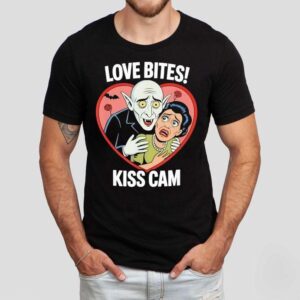 Vampire Love Bites Kiss Cam Parody Halloween Shirt