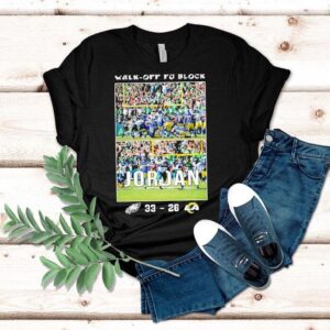 Walk-off Fg Block Jordan Philadelphia Eagles Vs Los Angeles Rams 33-26 Football Shirt Walk-off Fg Block Jordan Philadelphia Eagles Vs Los Angeles Rams 33-26 Football Shirt