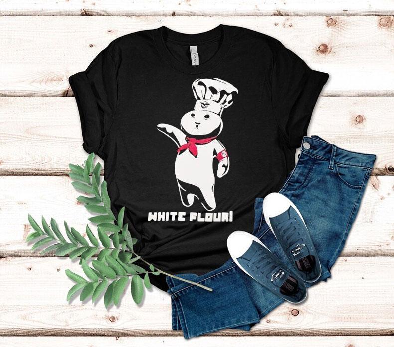White Flour Pillsbury Doughboy Shirt White Flour Pillsbury Doughboy Shirt