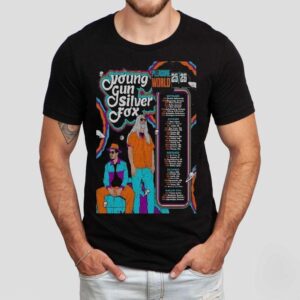 Young Gun Silver Fox Pleasure World Fall Tour 2026 Dates Shirt