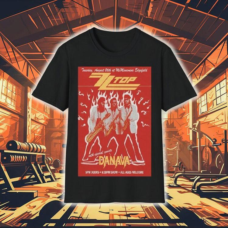 Zztop All Ages Welcome Danava Tour 2025 Shirt Zztop All Ages Welcome Danava Tour 2025 Shirt