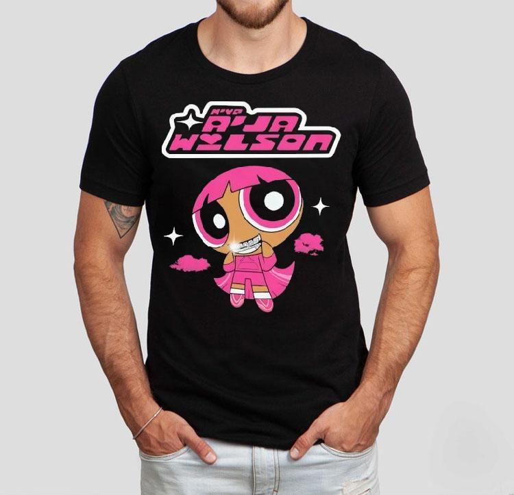 A’ja Wilson Powerpuff Girls Mvp Shirt A’ja Wilson Powerpuff Girls Mvp Shirt