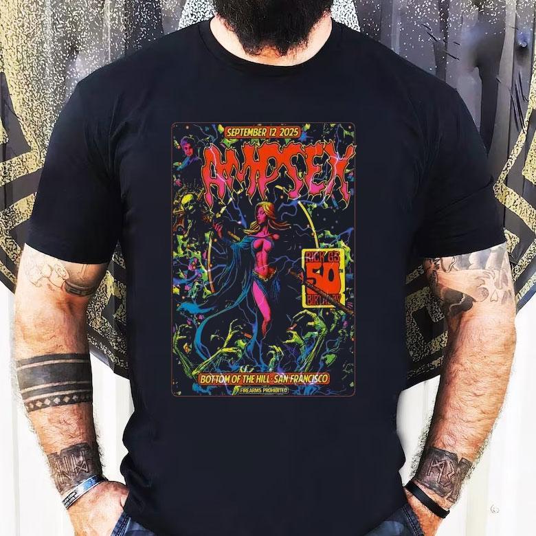 Ampsex Rock Music September 12 2025 In San Francisco Ca Shirt Ampsex Rock Music September 12 2025 In San Francisco Ca Shirt
