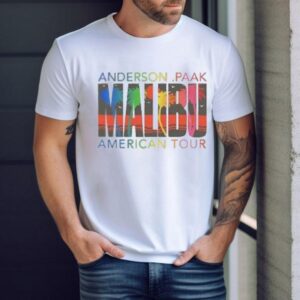 Anderson Paak Malibu Tour 2024 Palm Tree Shirt 1 Anderson Paak Malibu Tour Palm Tree Tshirt