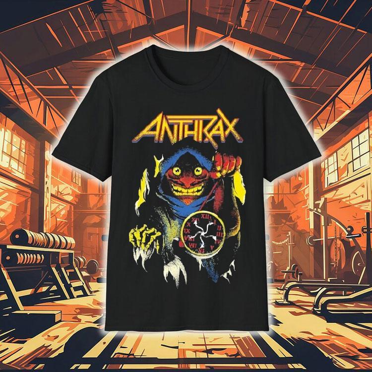 Anthrax Persistence Of Time Not Death Shirt Anthrax Persistence Of Time Not Death Shirt