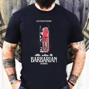 Barbarian Stay Forever Teaser From The Producer Of It And The Executive Producer Of The Ring And The Grudge Georgina Bill Skarsgard Justin Long Shirt