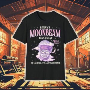Benny’s Moonbeam Ice Cream Be Careful It’s A Little Intense Double Scoop Popsicle Shirt