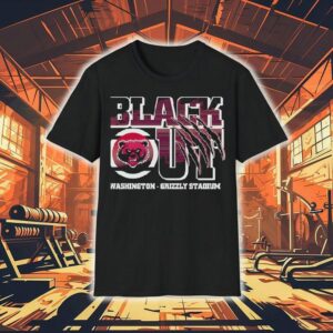 Blackout Washington Grizzly Stadium Shirt