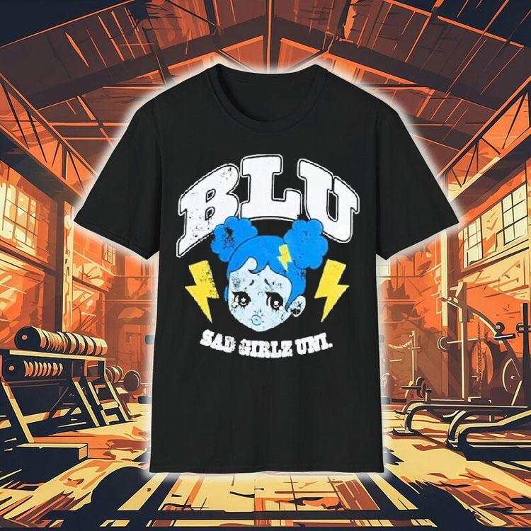 Blu Sad Girlz Uni Boyfriend Shirt Blu Sad Girlz Uni Boyfriend Shirt