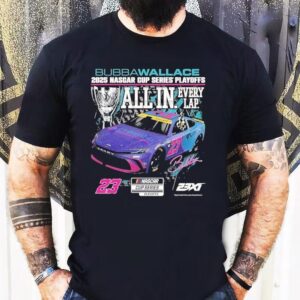 Bubba Wallace 23xi Racing 2025 Nascar Cup Series Playoffs Columbia Shirt