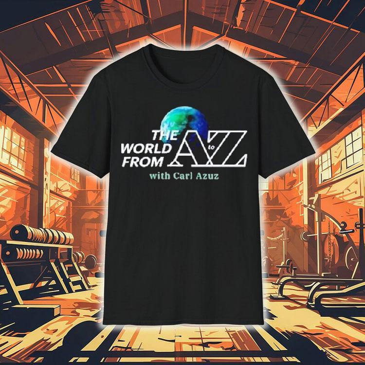 Carl Azuz The World From To Az Logo Shirt Carl Azuz The World From To Az Logo Shirt