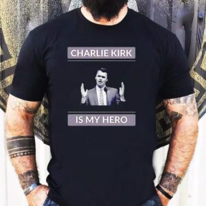 Charlie Kirk Is My Hero Usa Portrait Shirt