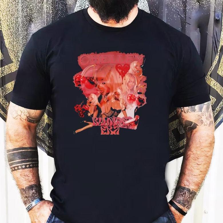 Chelley Blonde Era Big Cherry Energy Shirt Chelley Blonde Era Big Cherry Energy Shirt