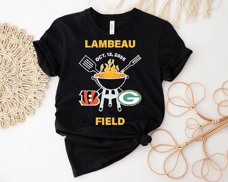 Cincinnati Bengals Vs Green Bay Packers Lambeau Field 2025 Shirt Cincinnati Bengals Vs Green Bay Packers Lambeau Field 2025 Shirt