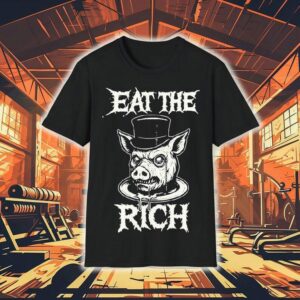 Eat The Rich Pig Head Shirt
