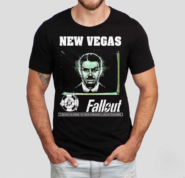 Fallout New Vegas Mr House If You Want To Witness The Fate Of Democracy Look Out The Window Shirt Fallout New Vegas Mr House If You Want To Witness The Fate Of Democracy Look Out The Window Shirt