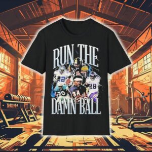 Green Bay Packers Chicago Bears Dallas Cowboys Minnesota Vikings Run The Damn Ball Shirt