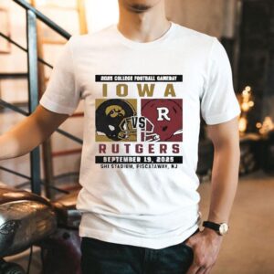 Iowa Hawkeyes Vs Rutgers Scarlet Knights Football College Football Gameday 2025 Shirt
