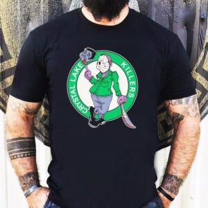 Jason Voorhees In The Style Of The Boston Celtics Logo Shirt