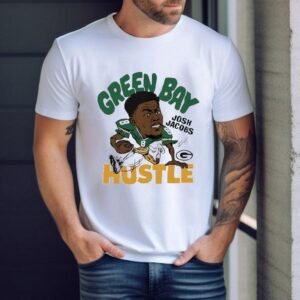 Josh Jacobs Hustle Green Bay Packers Football Signature Cartoon Shirt