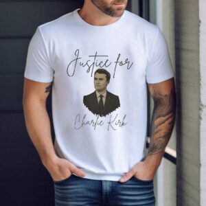 Justice For Charlie Kirk Portrait Shirt