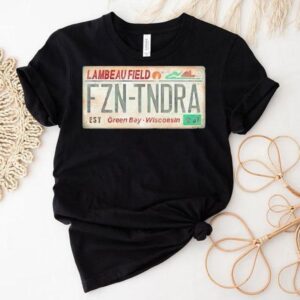 Lambeau Field License Plate Green Bay-wisconsin Vintage Shirt