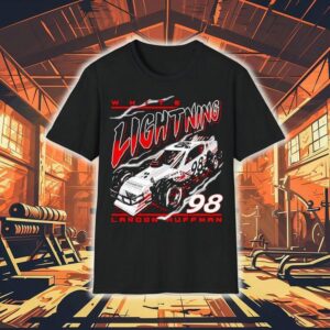 Landon Huffman White Lightning No 98 For Shamrock Motorsports Shirt