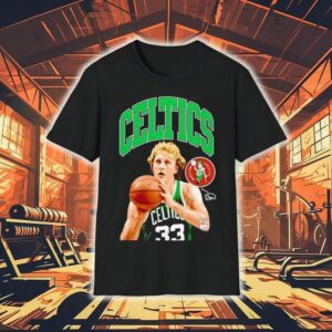 Larry Bird Boston Celtics Basketball Signature Shirt