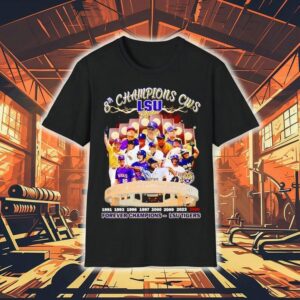 Lsu Tigers 8th Champions Cws Forever Champions 2025 Shirt