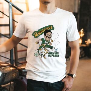 Luke Musgrave Making A Splash Green Bay Packers Football Cartoon Shirt