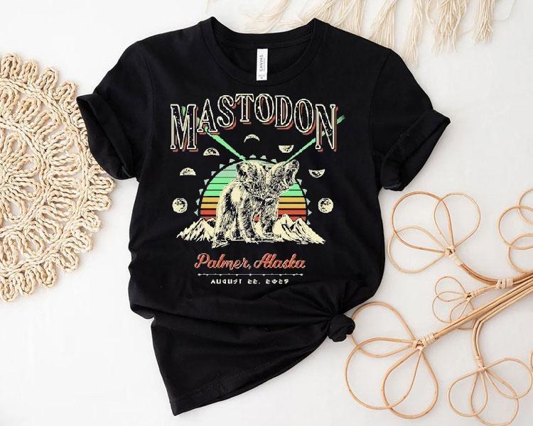 Mastodon Palmer Alaska Bear 2025 Shirt Mastodon Palmer Alaska Bear 2025 Shirt