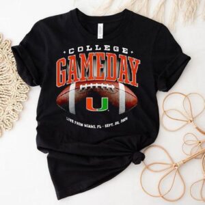 Miami Hurricanes Football College Gameday Tshirt
